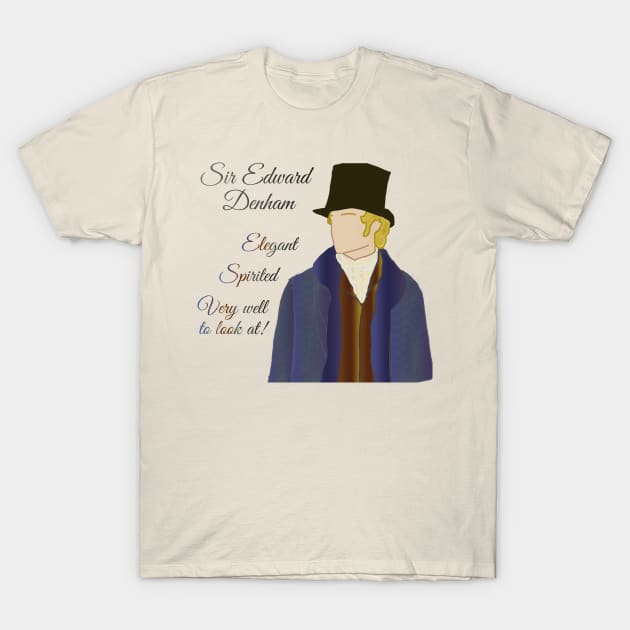 Sir Edward Denham Sanditon T-Shirt by Regency Romp